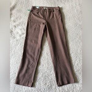 Up! Women's Classic Stretch Dress Pants Earth Tones Size 12 New with Tags